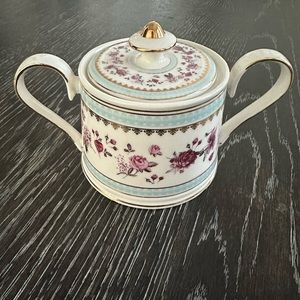 Floral China Sugar Keeper Container Tea Vintage Appeal